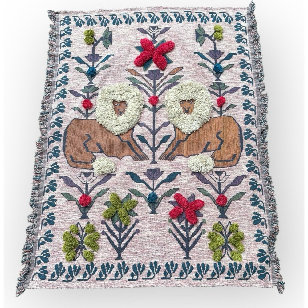 Anthropologie Barbery Tufted Throw Blanket - Picture 2 of 5